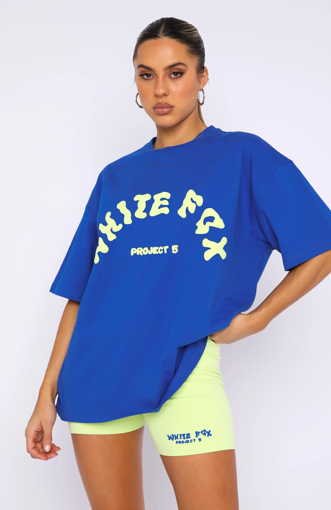 Project 5 Oversized Tee Cobalt - Image 2