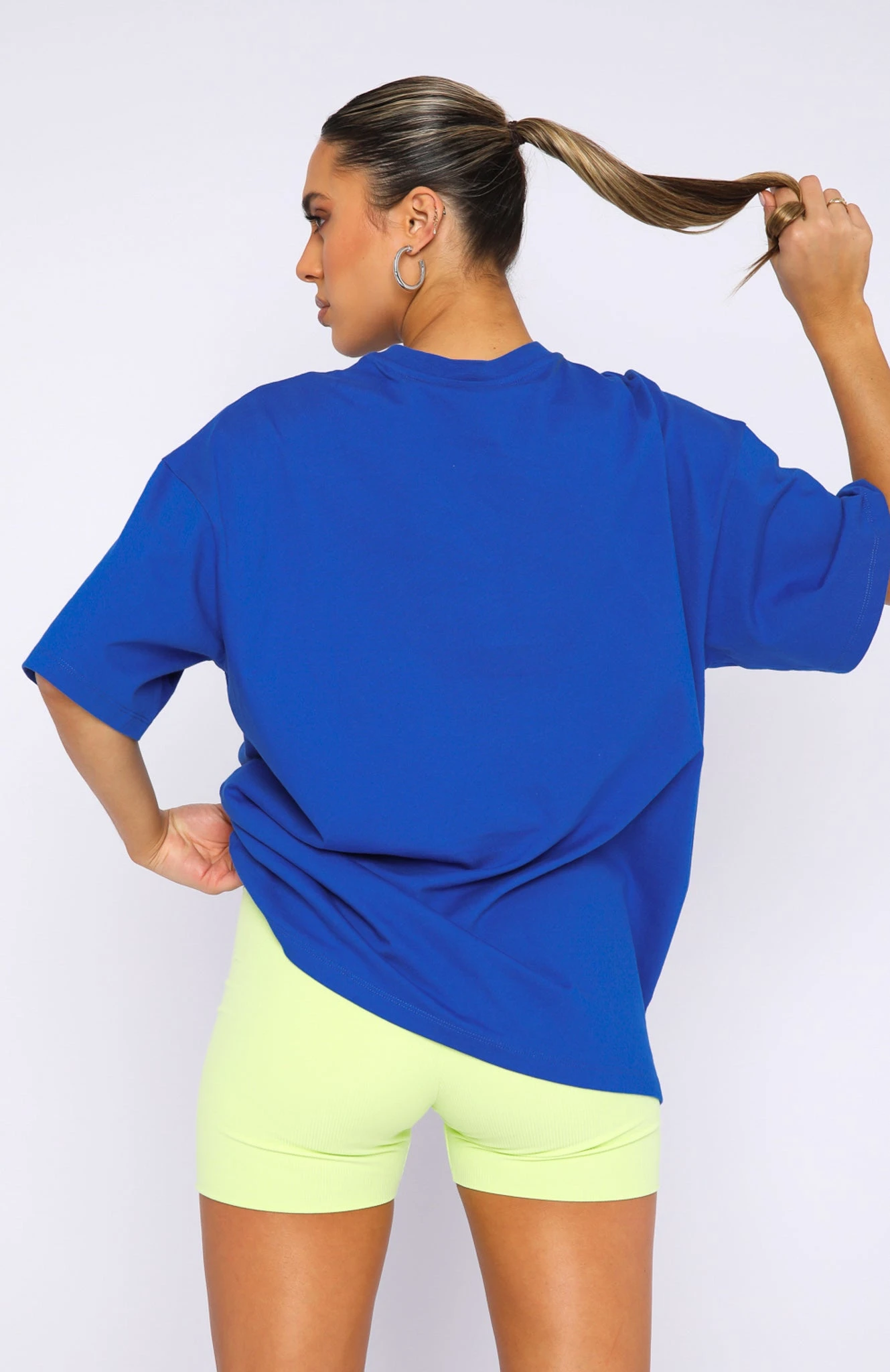 Project 5 Oversized Tee Cobalt - Image 4
