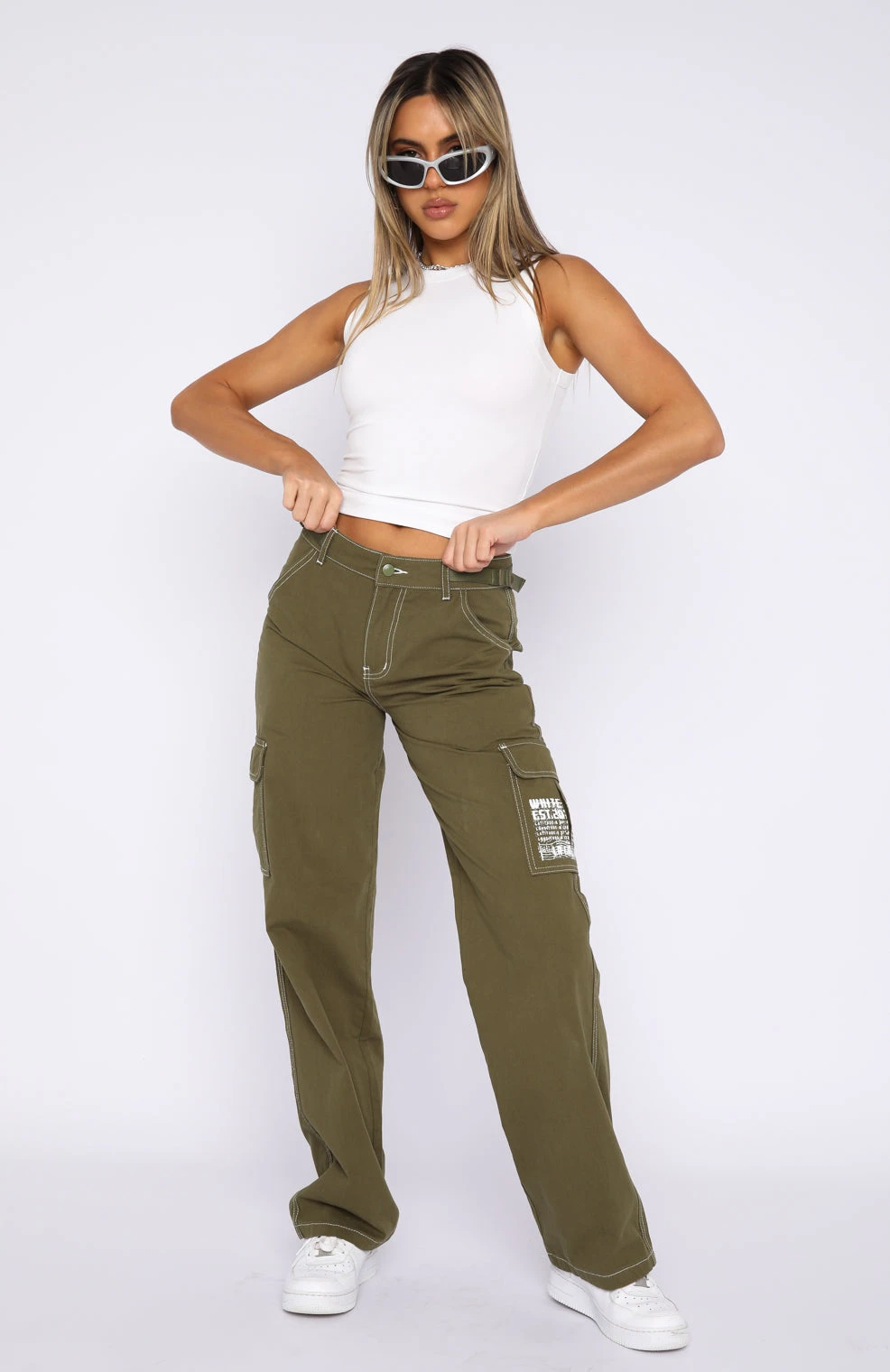 Back On Top Jeans Khaki - Image 5