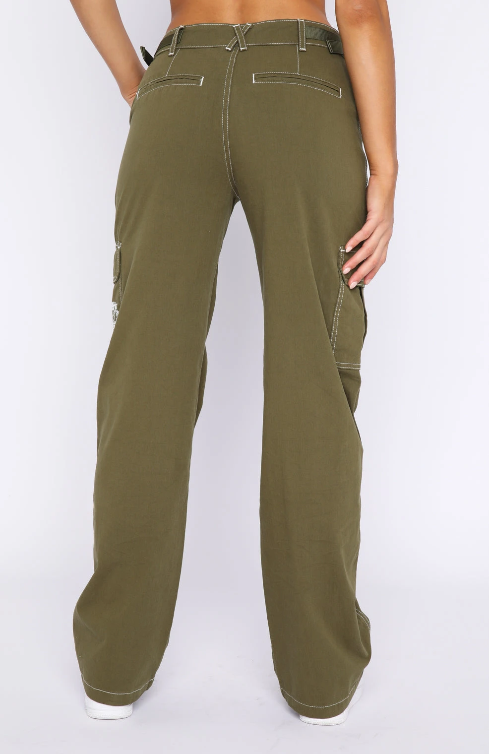 Back On Top Jeans Khaki - Image 4