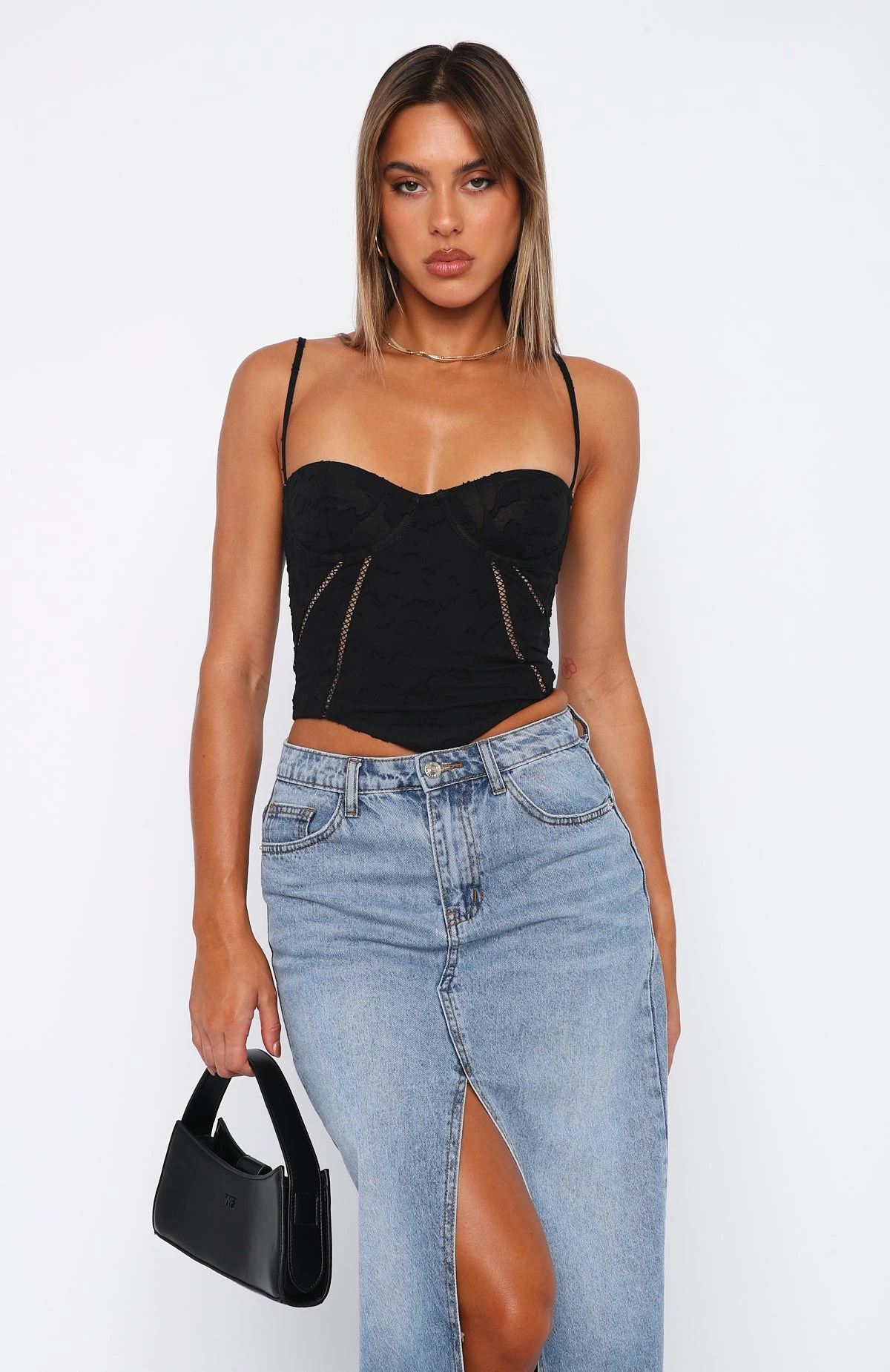 Don't Use Me Bustier Black - Image 2