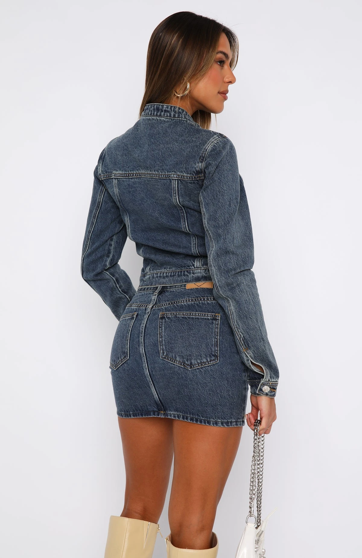 Know You Better Denim Jacket Offshore Blue - Image 4