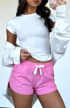 Channel Surfing Shorts Pink
