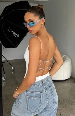 At The Afterparty Bodysuit White