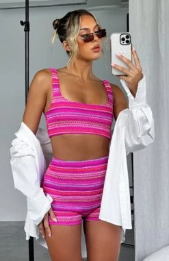 Show Them Love Booty Shorts Hot Pink