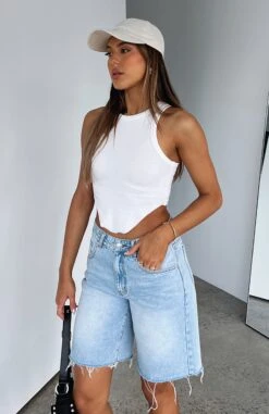 Don't Trust Me Denim Shorts Vintage Mid Blue