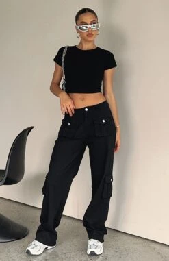 Clear My Mind Pants Black