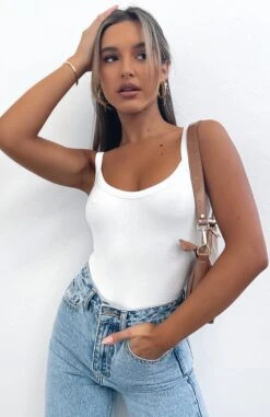 Hang On To Love Bodysuit White