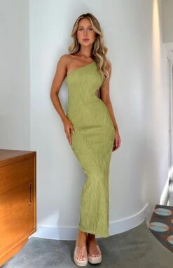 A Gift To Me Maxi Dress Matcha