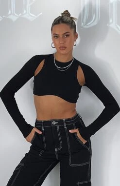 Inside Scoop Bolero Black