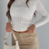 Picture Perfect Long Sleeve Top White