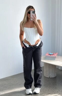 Don't Mess Around Pants Charcoal