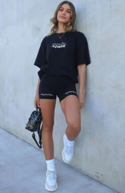 Real Games Bike Shorts Black