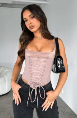 Until You're Mine Bustier Mocha