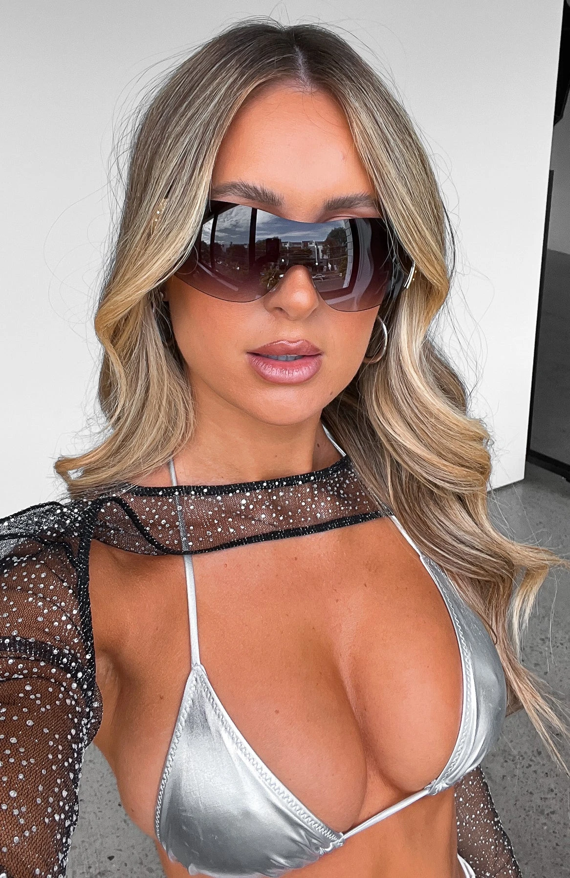 Zoey Sunglasses Black - Image 5