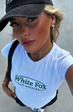 Fan Favourite Baby Tee White